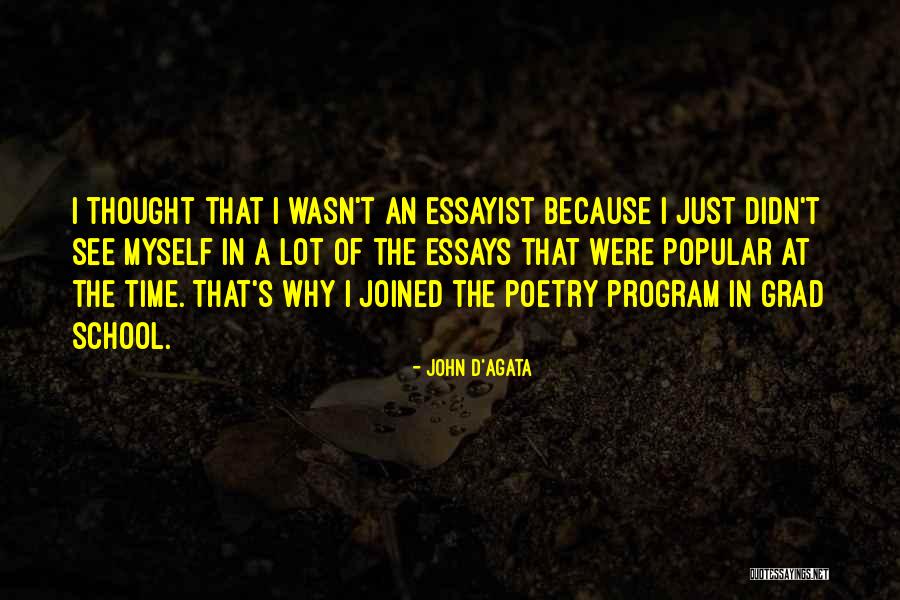 Borwick Jackson Quotes By John D'Agata Borwick Jackson Quotes By John D'Agata