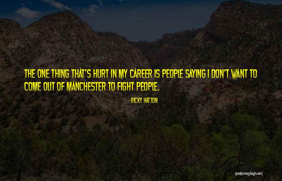 Bosanko Avenue Quotes By Ricky Hatton Bosanko Avenue Quotes By Ricky Hatton