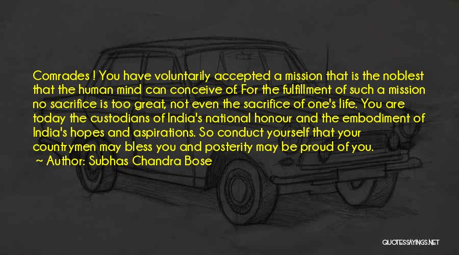 Bose Quotes By Subhas Chandra Bose