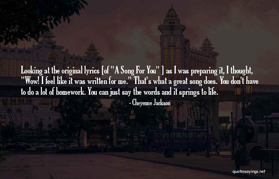 Bosiet Cert Quotes By Cheyenne Jackson
