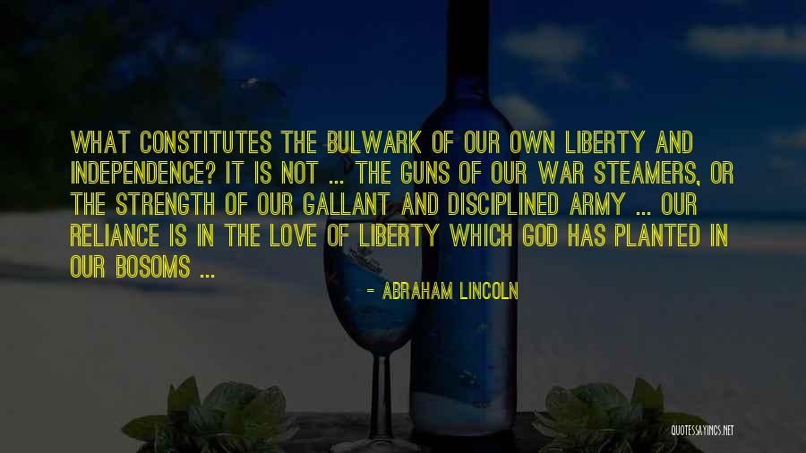 Bosoms Quotes By Abraham Lincoln