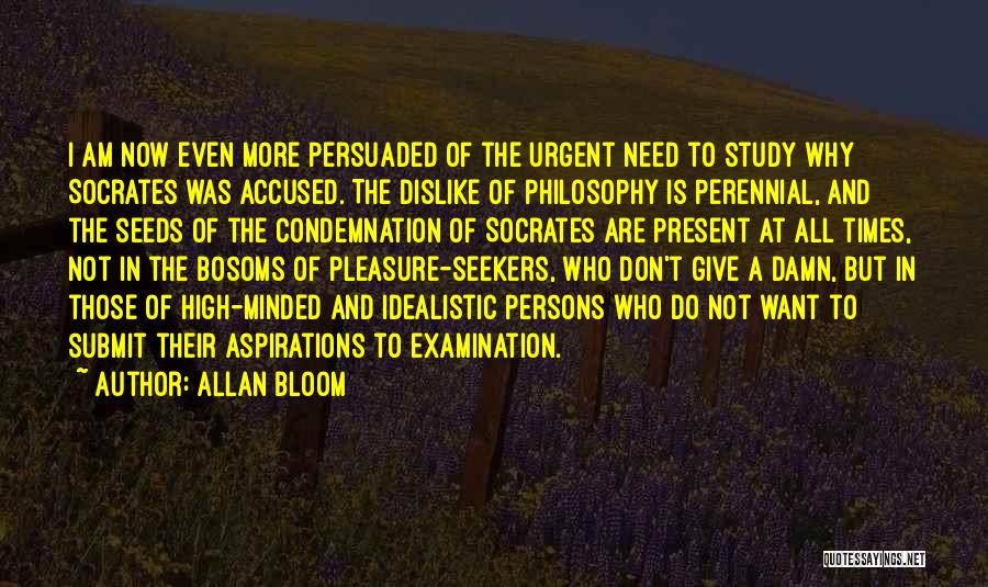 Bosoms Quotes By Allan Bloom