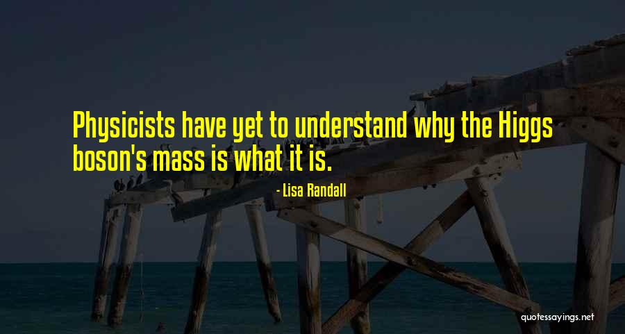 Boson Quotes By Lisa Randall Boson Quotes By Lisa Randall