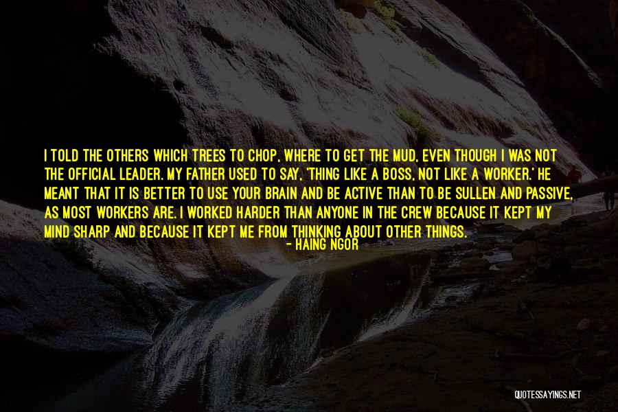 Boss And Leader Quotes By Haing Ngor Boss And Leader Quotes By Haing Ngor
