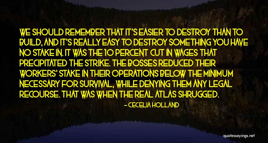 Bosses Quotes By Cecelia Holland