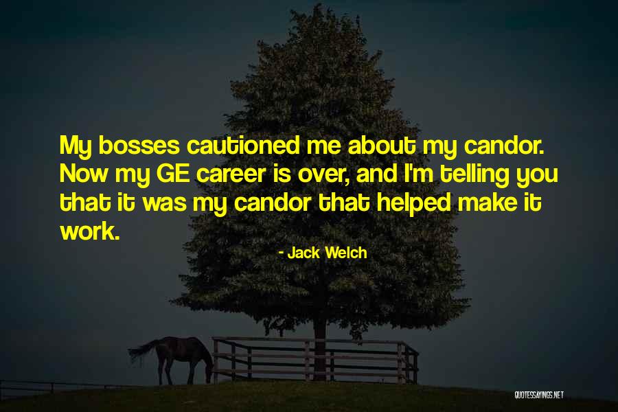 Bosses Quotes By Jack Welch