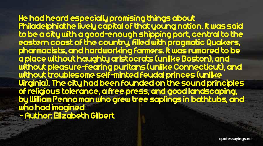 Boston City Quotes By Elizabeth Gilbert