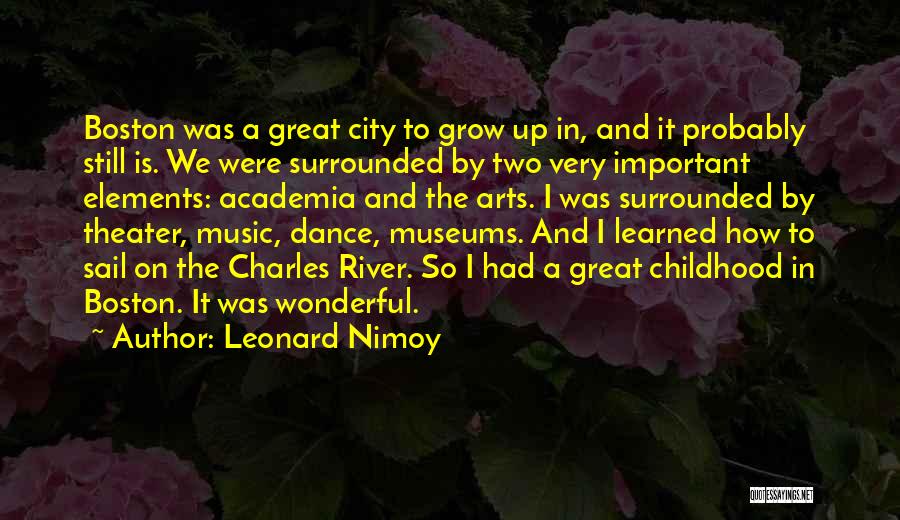 Boston City Quotes By Leonard Nimoy