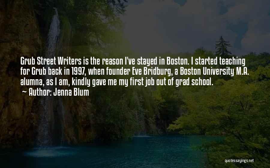 Boston Quotes By Jenna Blum
