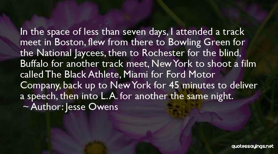 Boston Sports Quotes By Jesse Owens