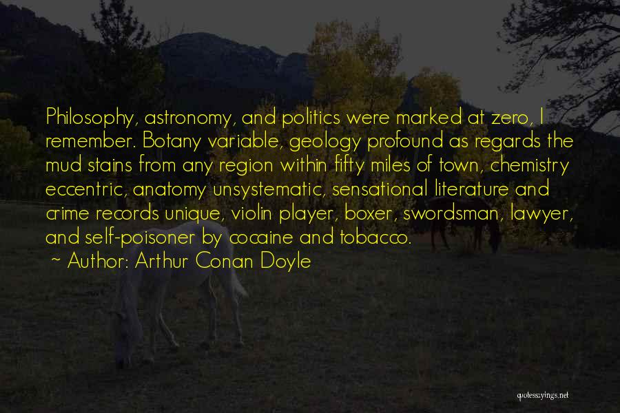 Botany Quotes By Arthur Conan Doyle