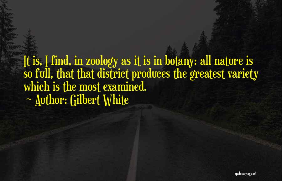 Botany Quotes By Gilbert White