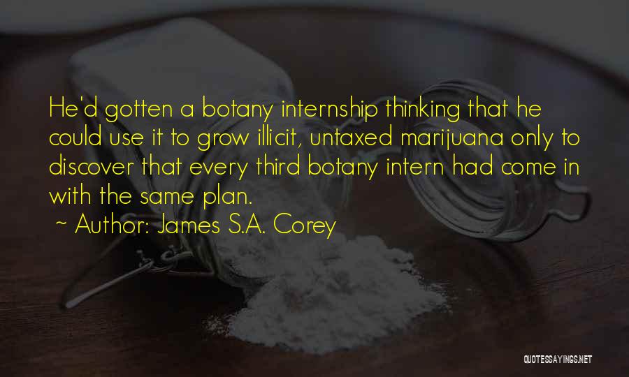 Botany Quotes By James S.A. Corey