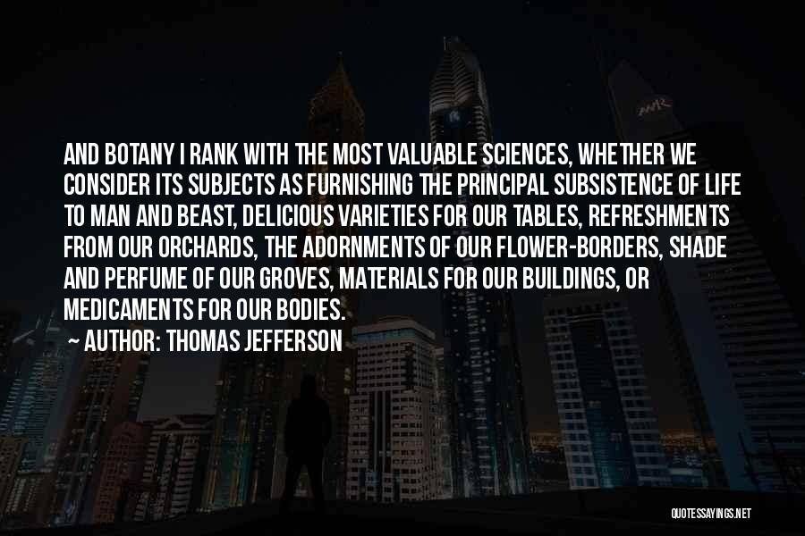 Botany Quotes By Thomas Jefferson