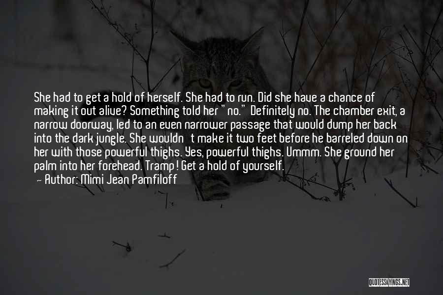 Both Feet On The Ground Quotes By Mimi Jean Pamfiloff