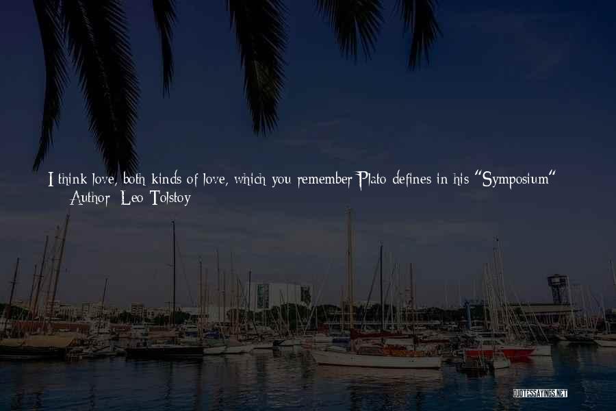 Both In Love Quotes By Leo Tolstoy