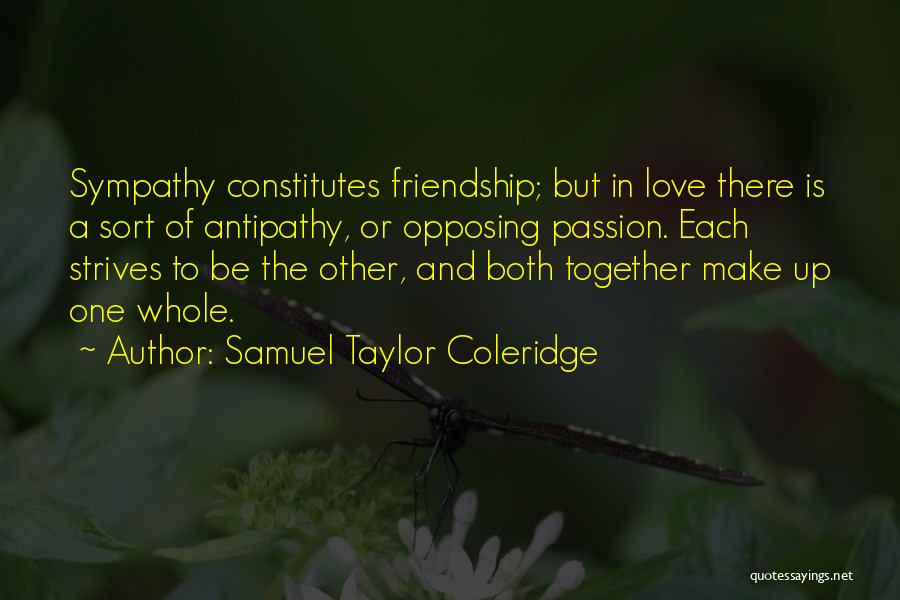 Both In Love Quotes By Samuel Taylor Coleridge