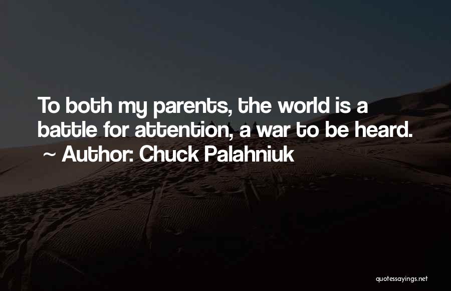 Both Parents Quotes By Chuck Palahniuk