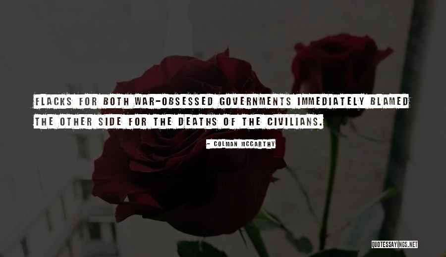 Both Side Quotes By Colman McCarthy Both Side Quotes By Colman McCarthy