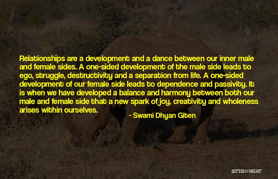 Both Side Quotes By Swami Dhyan Giten