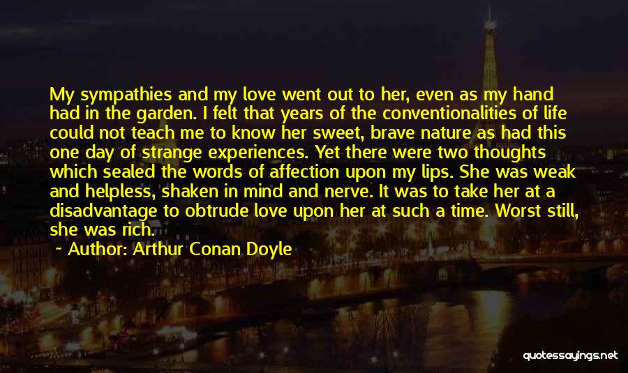 Both Sided Love Quotes By Arthur Conan Doyle