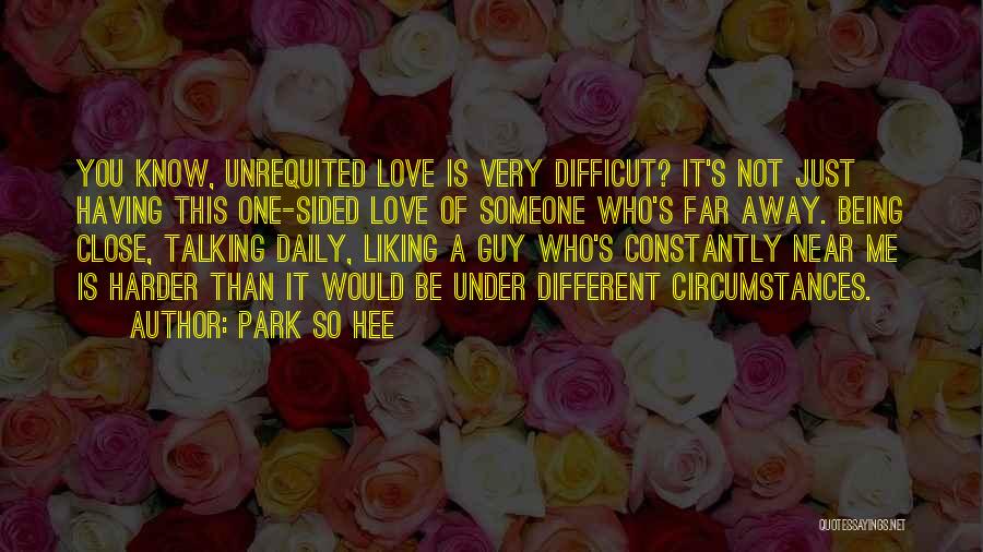 Both Sided Love Quotes By Park So Hee