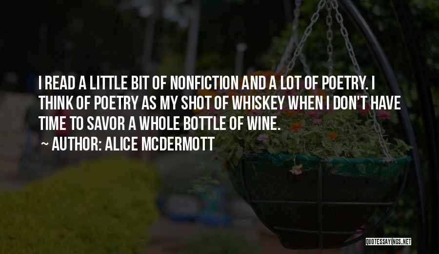 Bottle Quotes By Alice McDermott