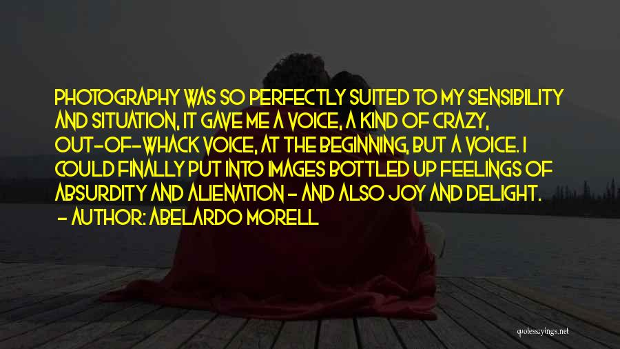 Bottled Feelings Quotes By Abelardo Morell