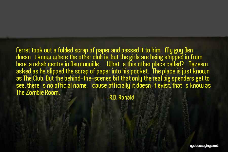 Bottlenecks Hazleton Quotes By R.D. Ronald Bottlenecks Hazleton Quotes By R.D. Ronald