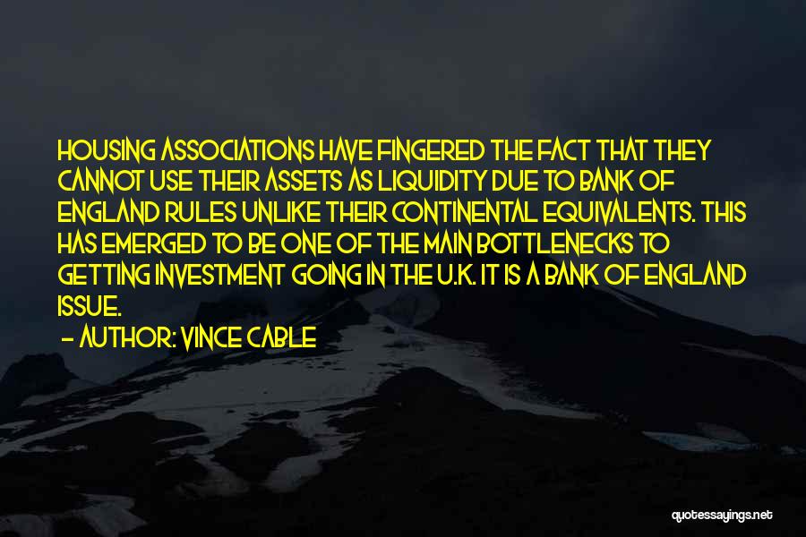Bottlenecks Quotes By Vince Cable