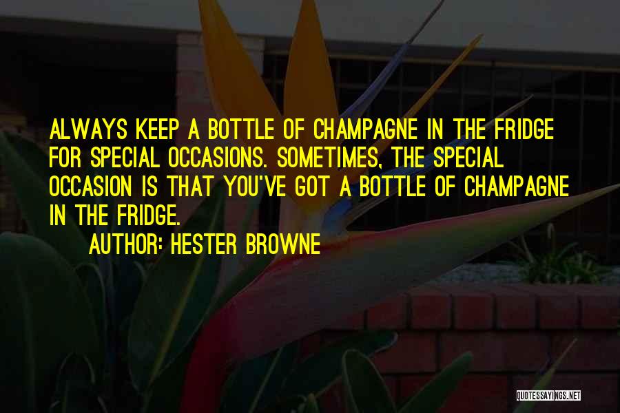 Bottles Of Wine Quotes By Hester Browne