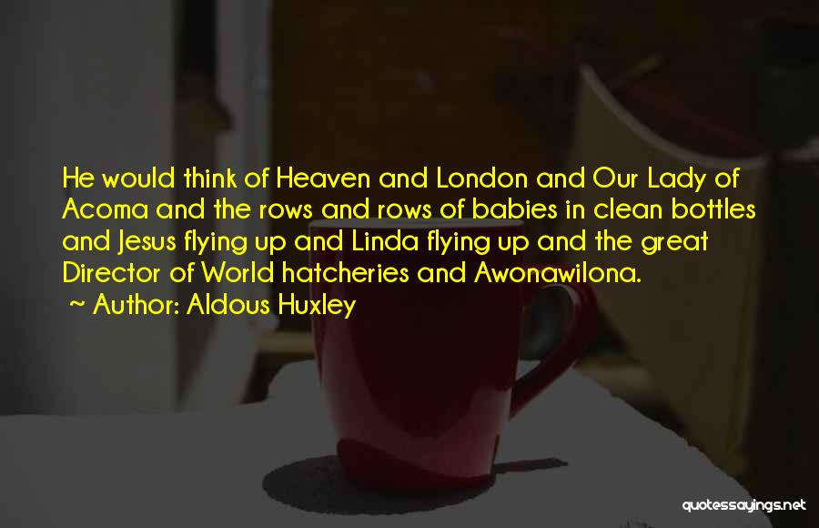 Bottles Up Quotes By Aldous Huxley