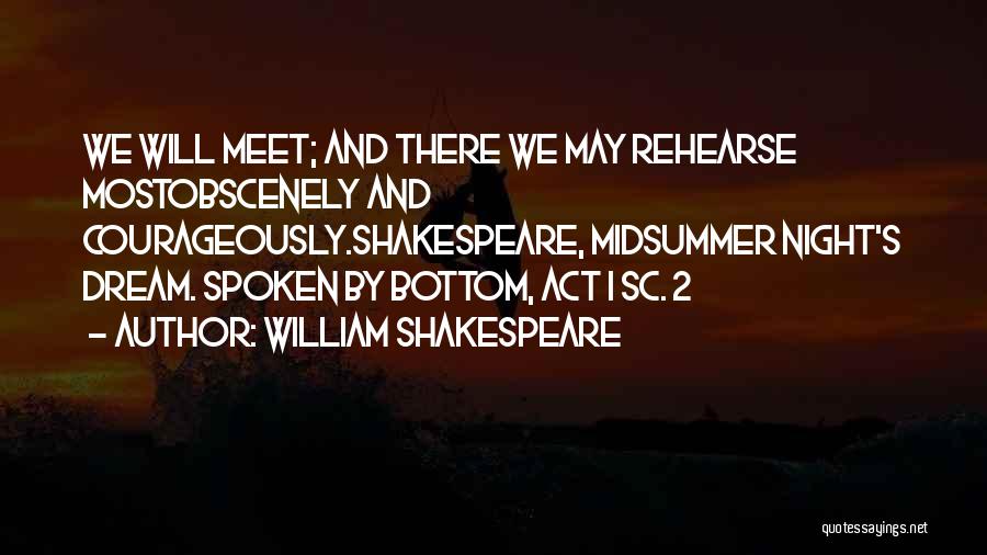 Bottom From A Midsummer Night's Dream Quotes By William Shakespeare