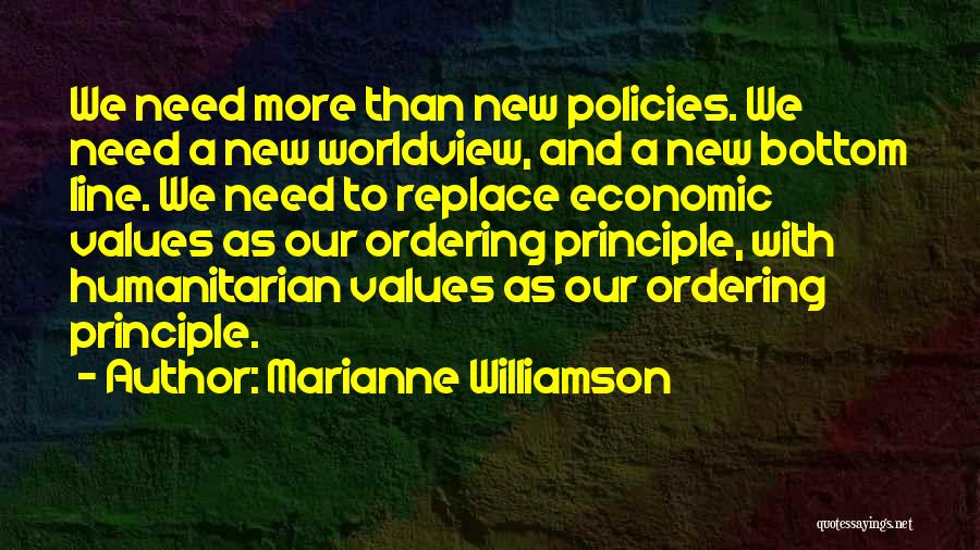 Bottom Line Quotes By Marianne Williamson