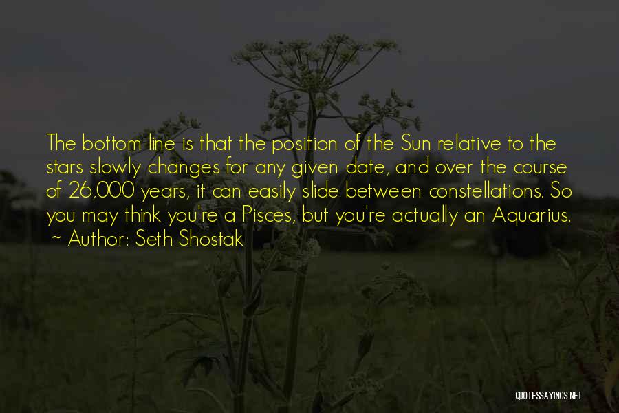 Bottom Line Quotes By Seth Shostak
