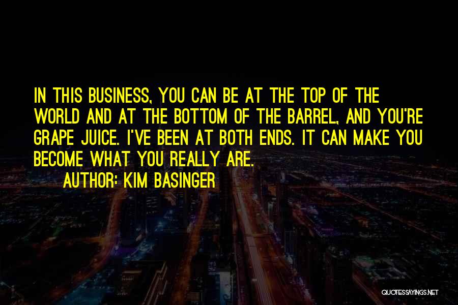 Bottom Of The Barrel Quotes By Kim Basinger