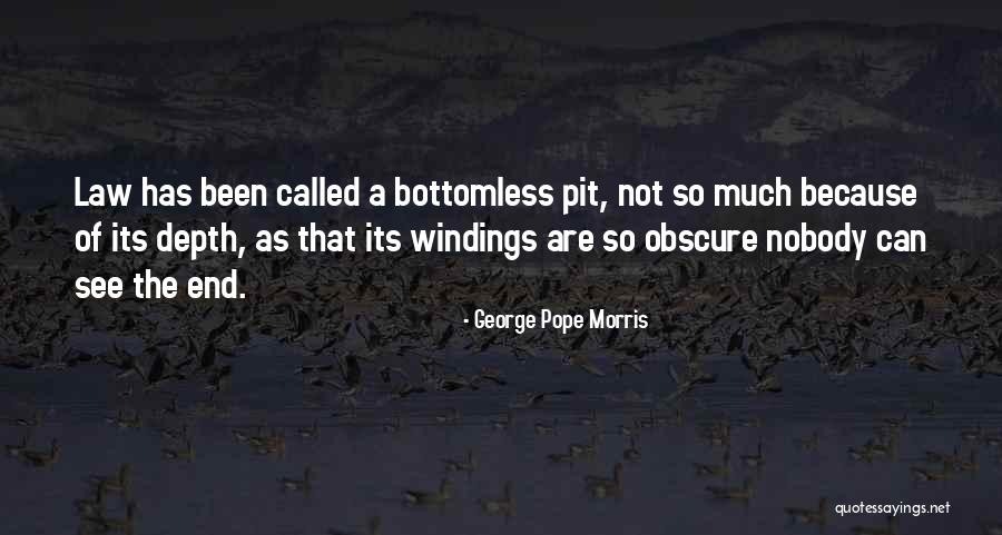 Bottomless Quotes By George Pope Morris