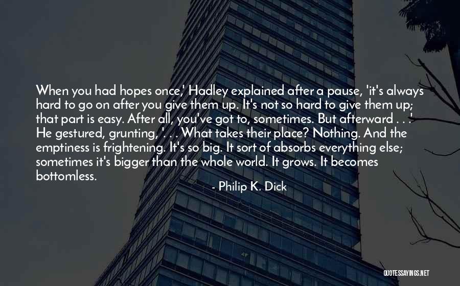 Bottomless Quotes By Philip K. Dick