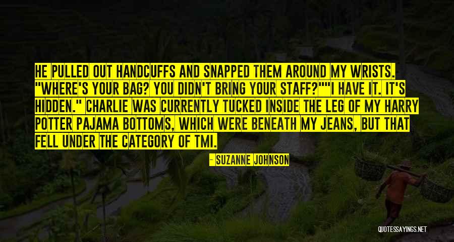 Bottoms Out Quotes By Suzanne Johnson