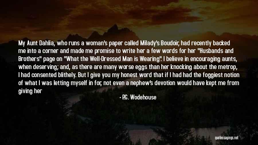Boudoir Quotes By P.G. Wodehouse Boudoir Quotes By P.G. Wodehouse