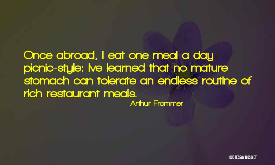 Bouffon Quotes By Arthur Frommer Bouffon Quotes By Arthur Frommer
