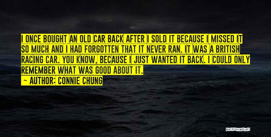 Bought A Car Quotes By Connie Chung