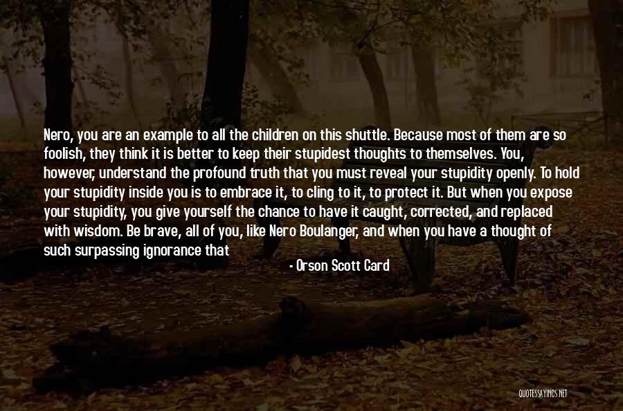 Boulanger Quotes By Orson Scott Card