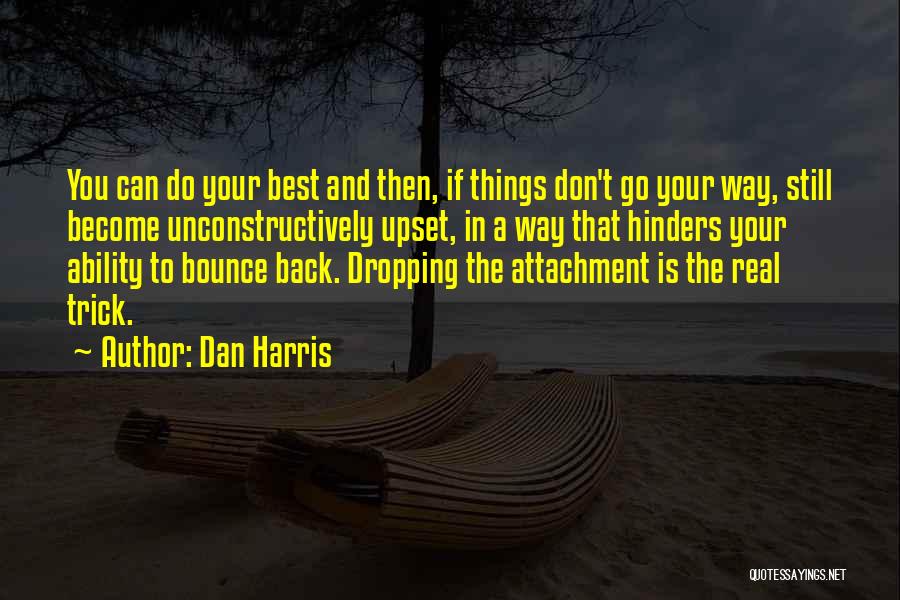 Bounce Back Quotes By Dan Harris