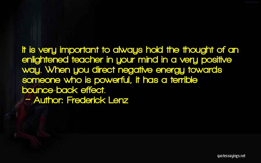 Bounce Back Quotes By Frederick Lenz