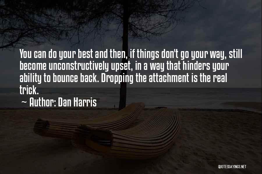 Bounce Back Up Quotes By Dan Harris