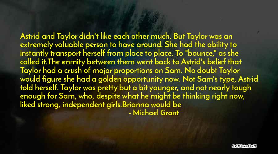 Bounce Back Up Quotes By Michael Grant