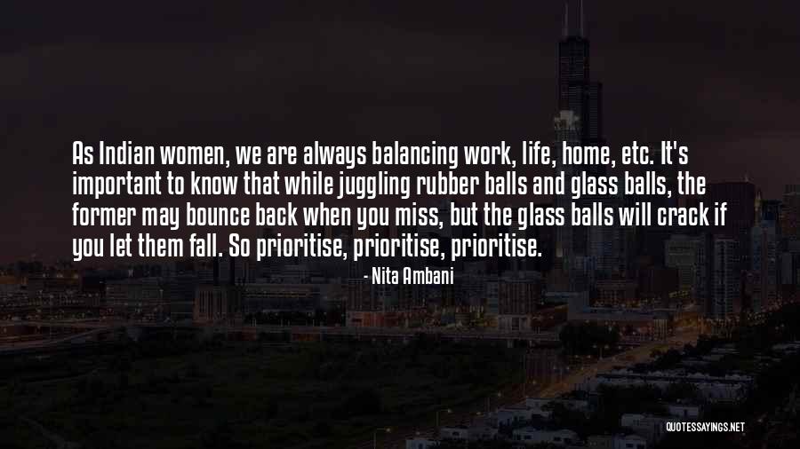 Bounce Back Up Quotes By Nita Ambani