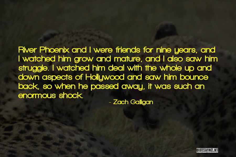 Bounce Back Up Quotes By Zach Galligan