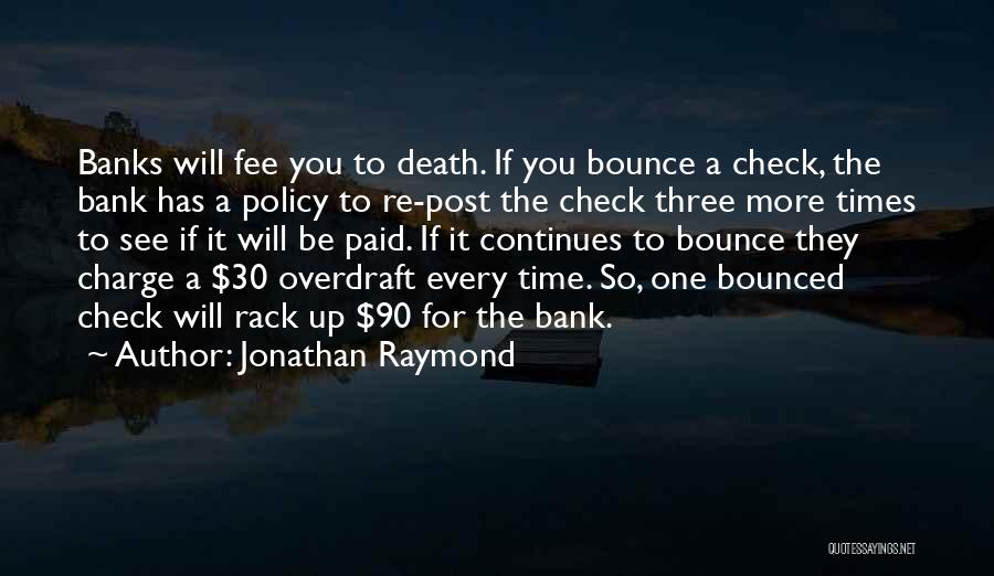 Bounce Quotes By Jonathan Raymond